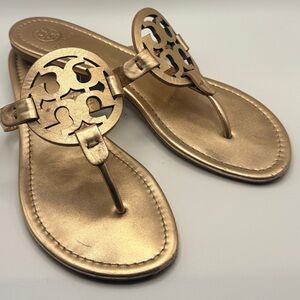 Tory Burch Miller Sandals in Rose Gold size 9